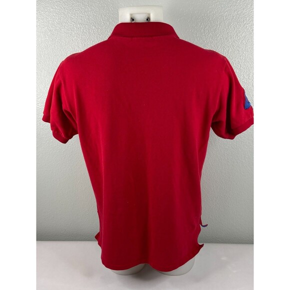 Polo By Ralph Lauren Men Large Red Shirt Big Pony Flesh Casual - Picture 6 of 10